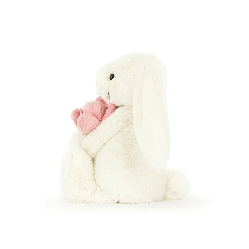 Jellycat Bashful Bashful Bunny With Peony Liten