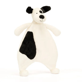 Jellycat Snuttefilt Bashful Black & Cream Puppy Comforter