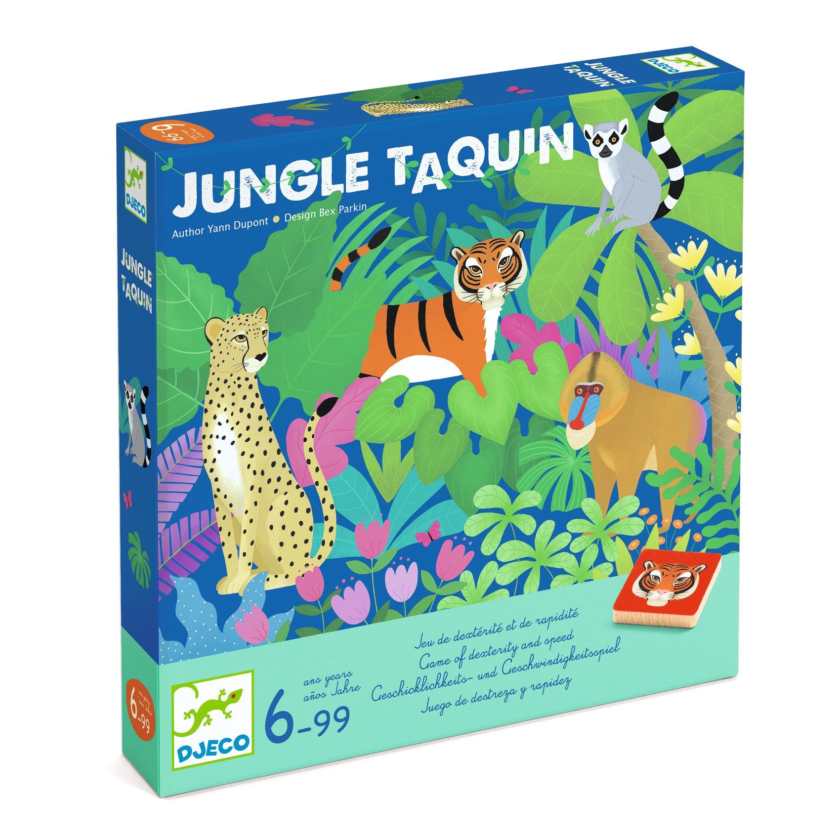 Djeco Jungle Taquin Spel Djur 6+