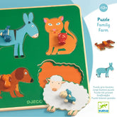 Djeco Pussel Family Farm 4 pcs