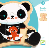 Djeco Pussel Puzzlo Panda 16 pcs