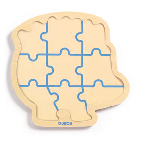 Djeco Pussel Puzzlo Kipic 9 pcs