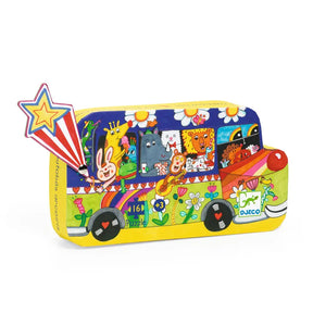 Djeco Pussel The Rainbow Bus 16 pcs