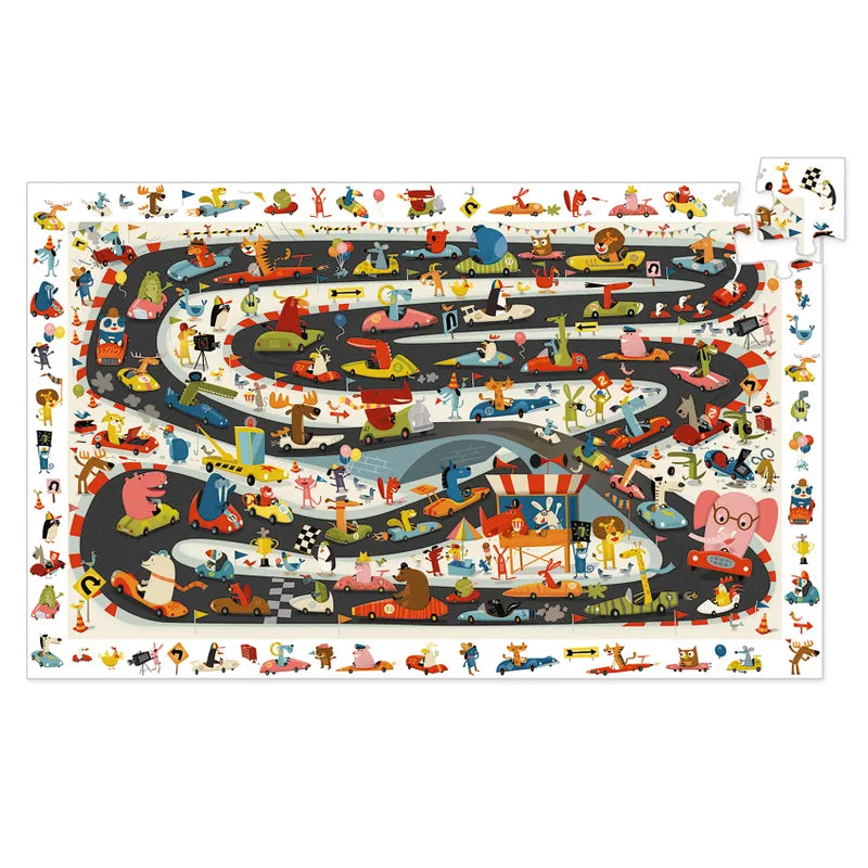 Djeco Observationspussel Car Rally 54 pcs FSC MIX