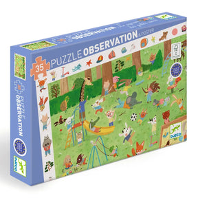 Djeco Observationspussel Little Friends' Garden 35 pcs - FSC MIX