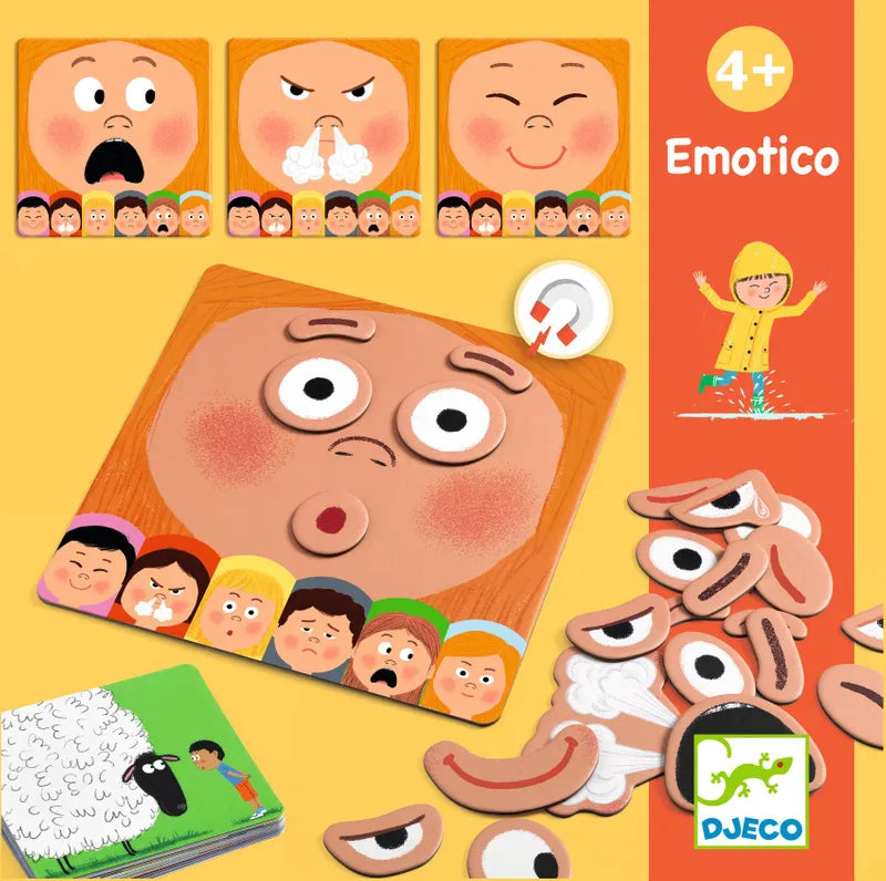 Djeco Pedagogiskt Spel Emotico 4+