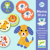 Djeco Memo Stuffed Animals  FSC MIX