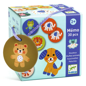 Djeco Memo Stuffed Animals  FSC MIX