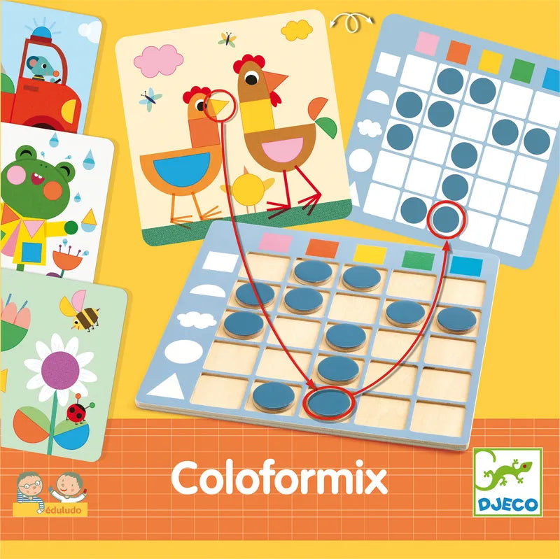 Djeco Spel Eduludo Coloformix 3+