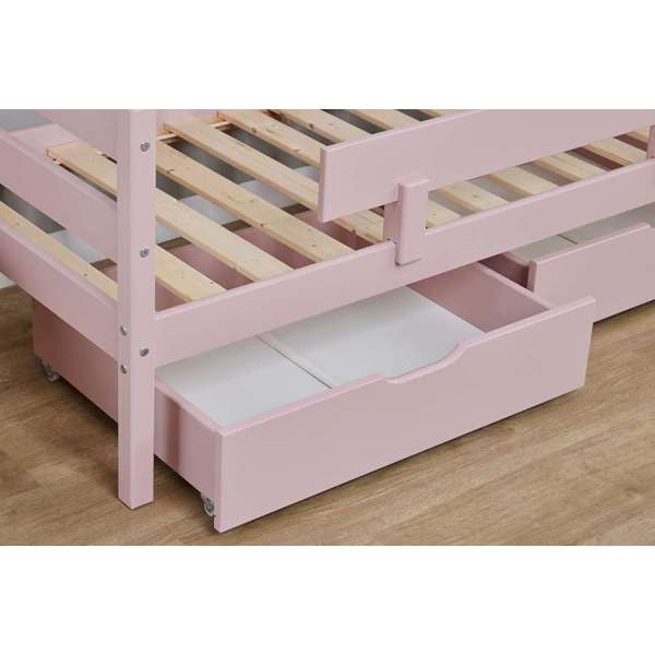 Hoppekids ECO Comfort Junior Bed 70x160 cm Pale Rose