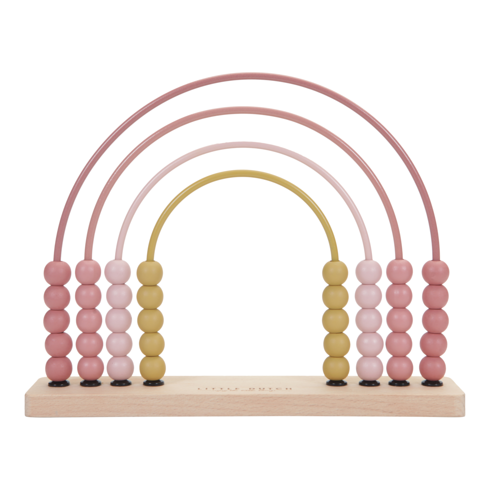 Little Dutch Rainbow Abacus Kulram Rosa