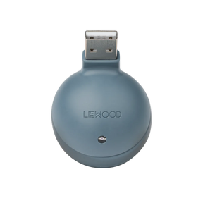 Liewood Annabelle Nattlampa Plug-In USB Whale Blue