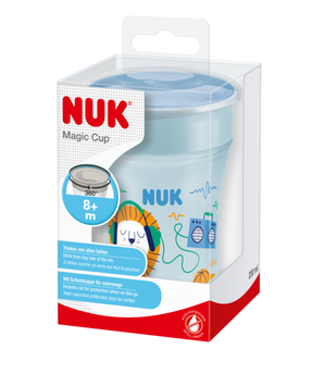 NUK Evolution Magic Mugg 230 ml Lejon Blå