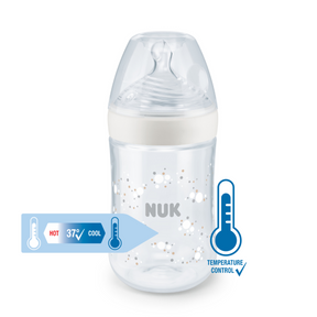 NUK Nature Sense Nappflaska 260 ml Mixade Färger