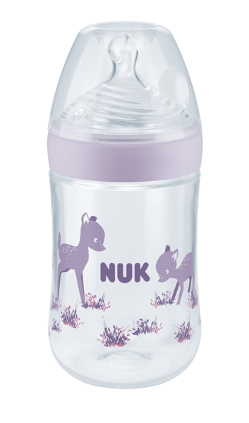 NUK Nature Sense Nappflaska 260 ml Mixade Färger