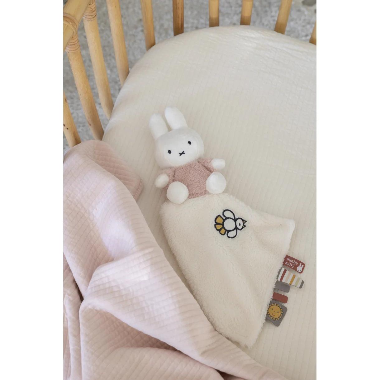 Miffy Snuttefilt Fluffy Pink