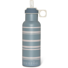 Nuuroo Conrad Vattenflaska 500ml  Rostfritt Stål Blue Stripe