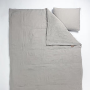 NG Baby Påslakan Muslin Spjälsäng 130x100 cm Greige