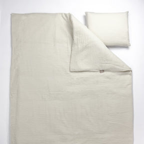 NG Baby Påslakan Muslin Spjälsäng 130x100 cm Ivory