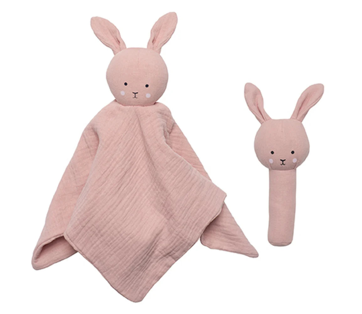 Jabadabado Presentkit Bunny Skallra Snutte Rosa