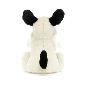 Jellycat Snuttefilt Bashful Black & Cream Puppy