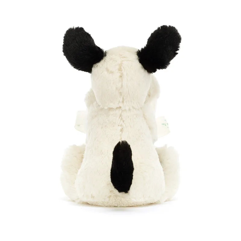 Jellycat Snuttefilt Bashful Black & Cream Puppy