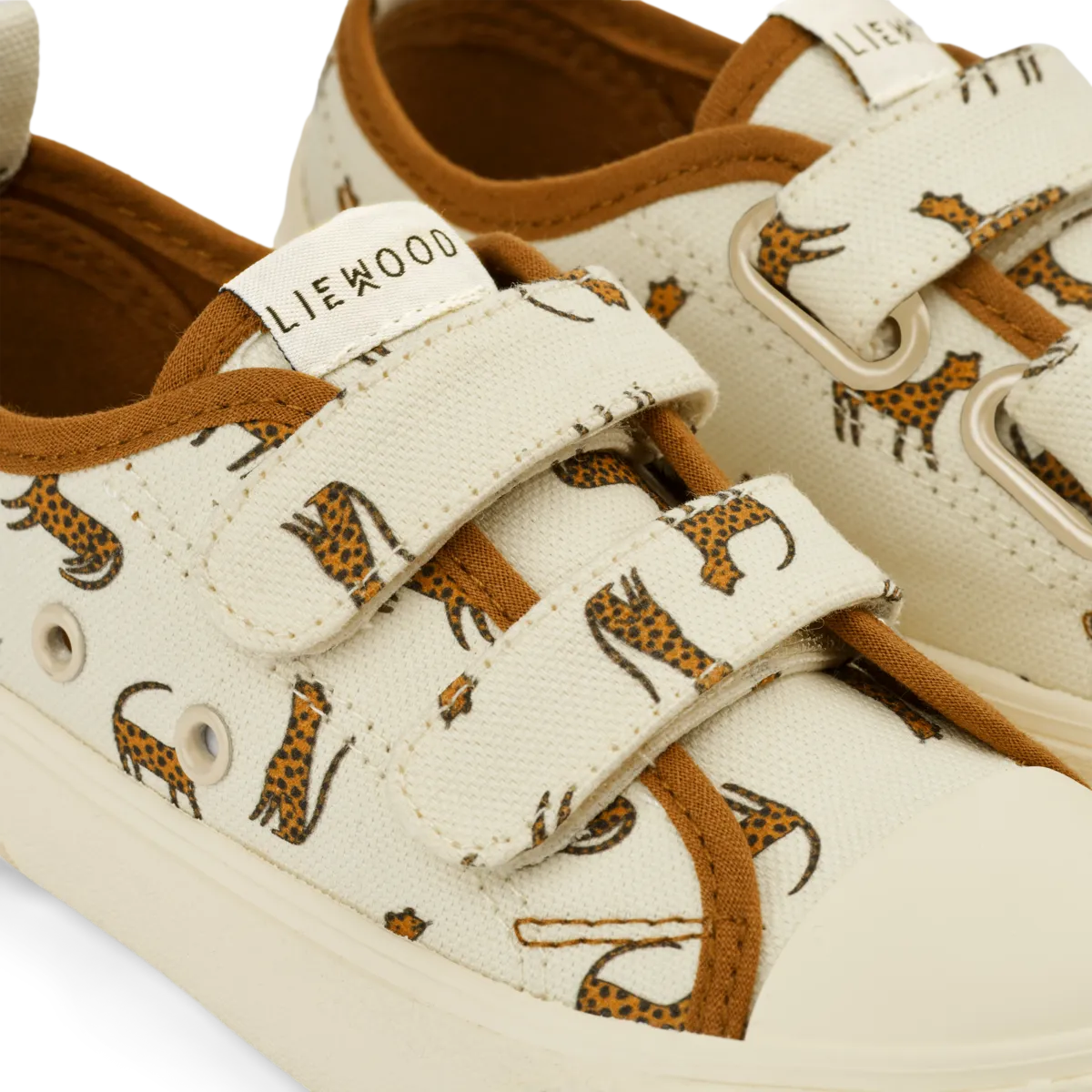 Liewood Kim Canvas Sneakers Leopard/Sandy