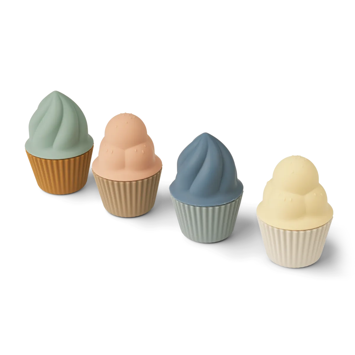 Liewood Kate Cupcakes Leksaksmat 4-pack Multi mix