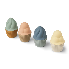 Liewood Kate Cupcakes Leksaksmat 4-pack Multi mix