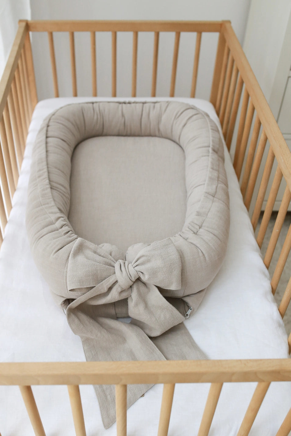 Babyly Babynest Linne Rosett Beige