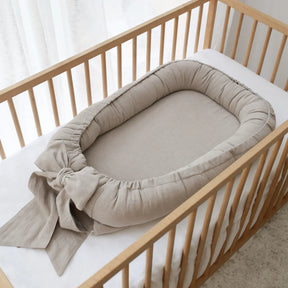 Babyly Babynest Linne Rosett Beige