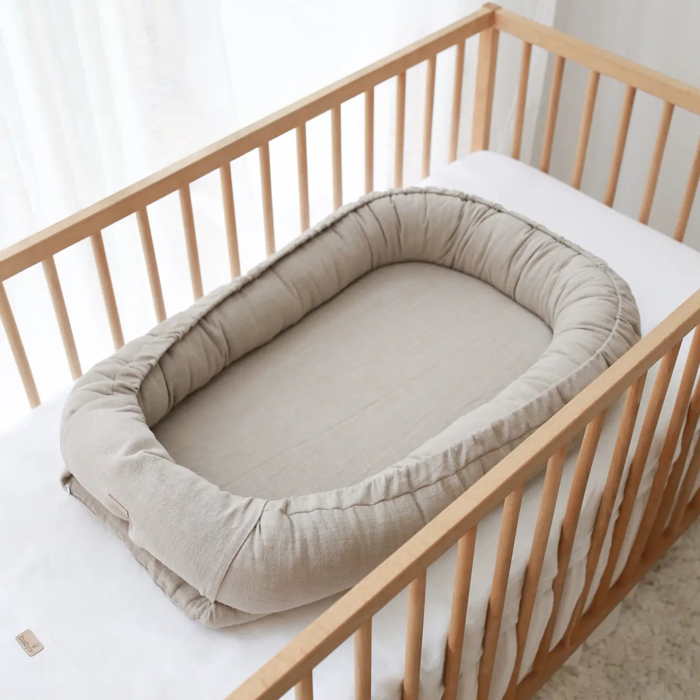 Babyly Babynest Linne Beige