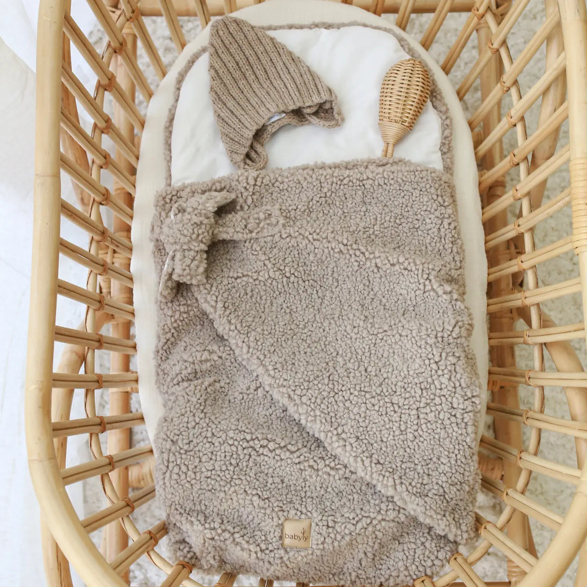 Babyly Sovpåse/ Wrap Teddy Taupe