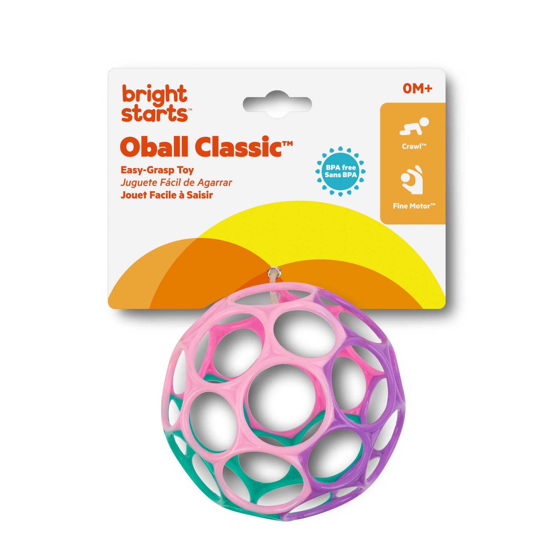 Oball Classic Bold Boll Rosa, Lila