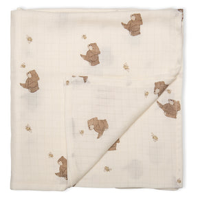 That's Mine Jana muslin swaddle Bees and bears