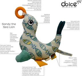 Dolce Toys Aktivitetsleksak Sjölejon Sandy