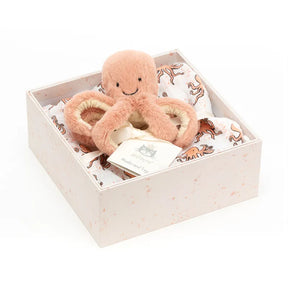 Jellycat Mjukisdjur Odell Bläckfisk Presentbox