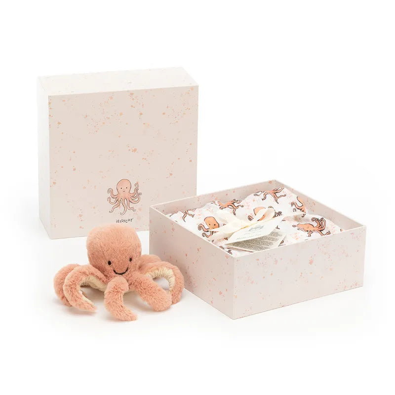Jellycat Mjukisdjur Odell Bläckfisk Presentbox