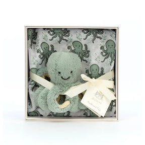 Jellycat Mjukisdjur Odyssey Bläckfisk Presentbox