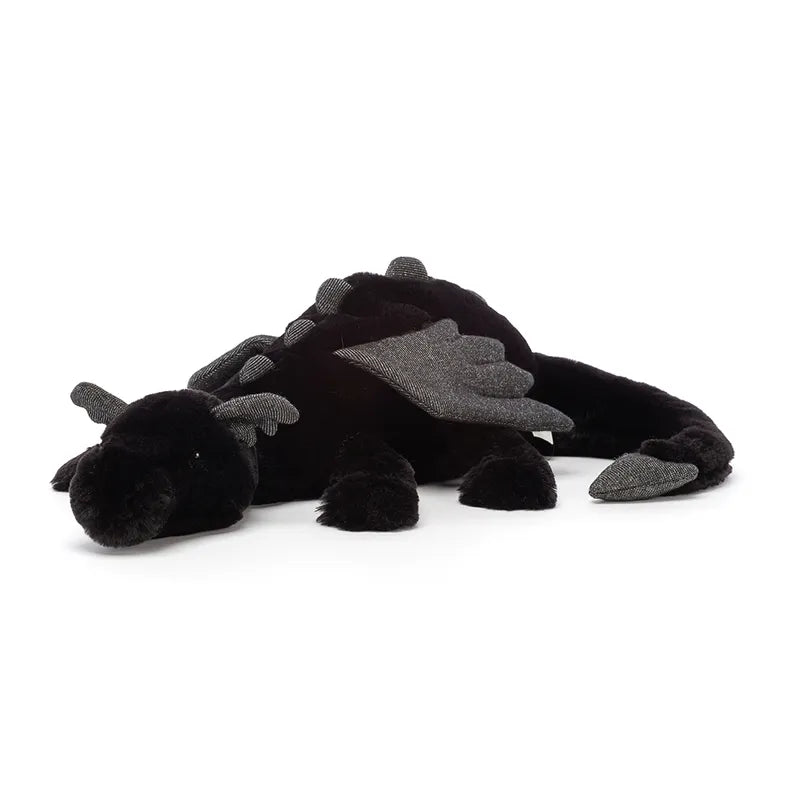 Jellycat Gosedjur Drake Onyx Dragon Medium