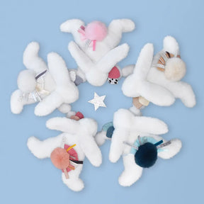 Doudou Et Compagnie Happy Glossy Pompon Kanin Vit