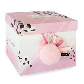 Doudou Et Compagnie Happy Glossy Pompon Kanin Rosa