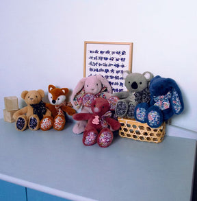 Doudou Et Compagnie Gosedjur Kanin Blue 25 cm