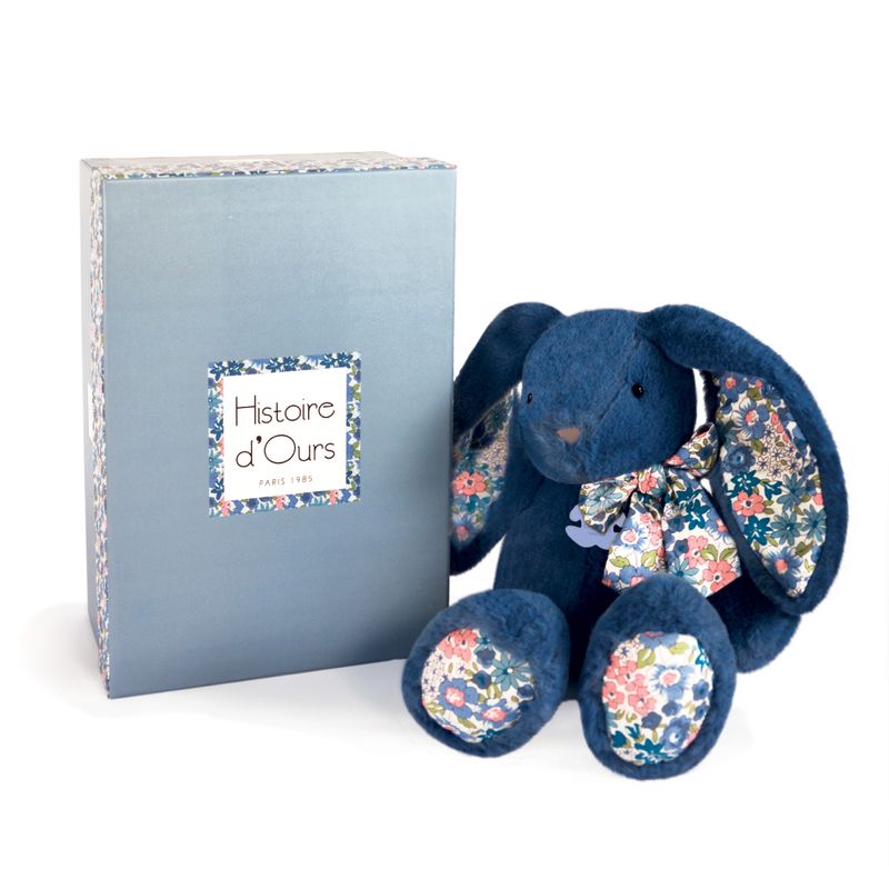 Doudou Et Compagnie Gosedjur Kanin Blue 25 cm