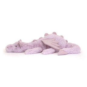 Jellycat Gosedjur Drake Lavender Dragon Huge 66cm