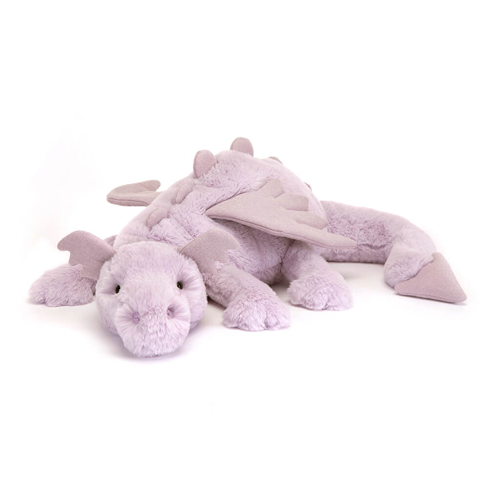 Jellycat Gosedjur Drake Lavender Dragon Huge 66cm