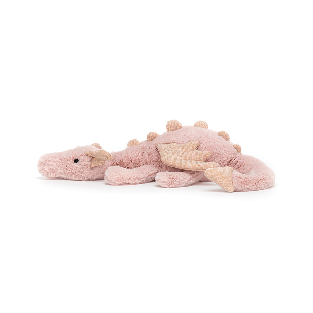 Jellycat Gosedjur Drake Rose Dragon Little 26cm