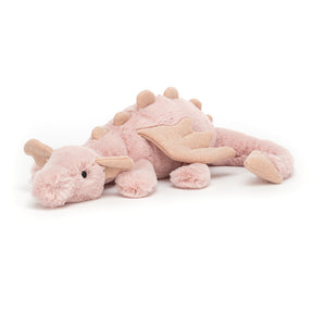 Jellycat Gosedjur Drake Rose Dragon Little 26cm