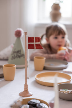 Sebra Bordsflagga Danska Flaggan