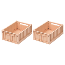 Liewood Weston Förvaringslåda L 2-Pack Tuscany Rose